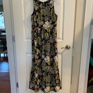 LOFT Long Floral Dress